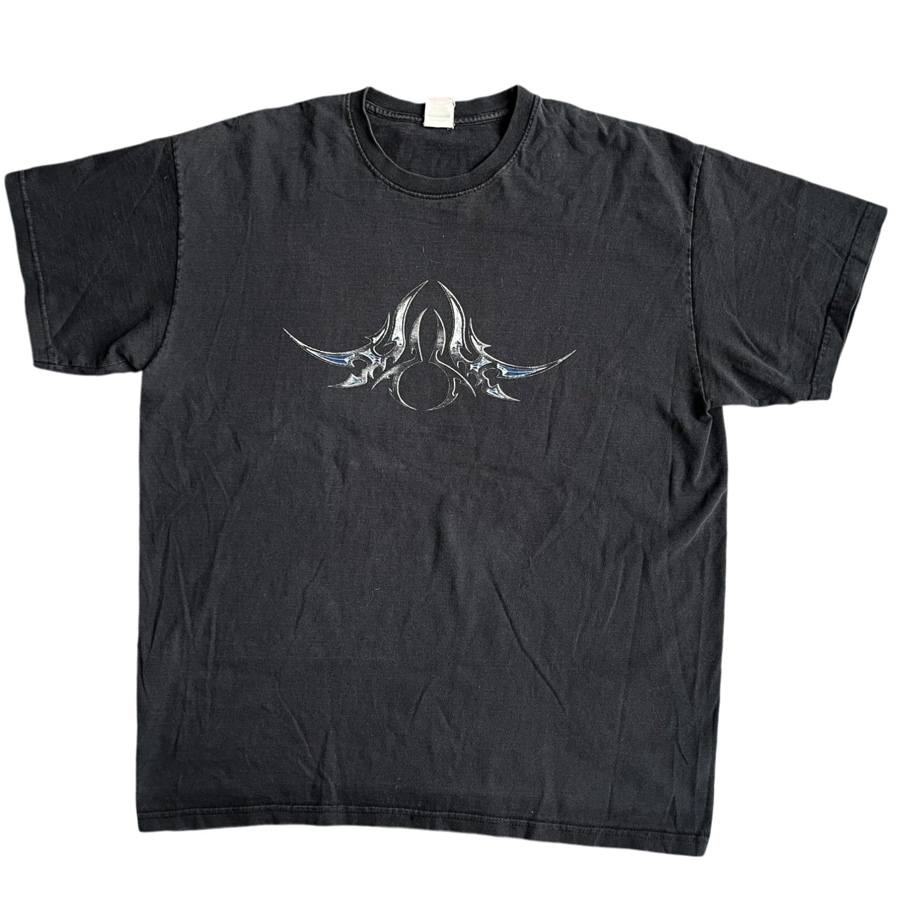 Y2K Washed Double Sided Graphic T-shirt (XL)