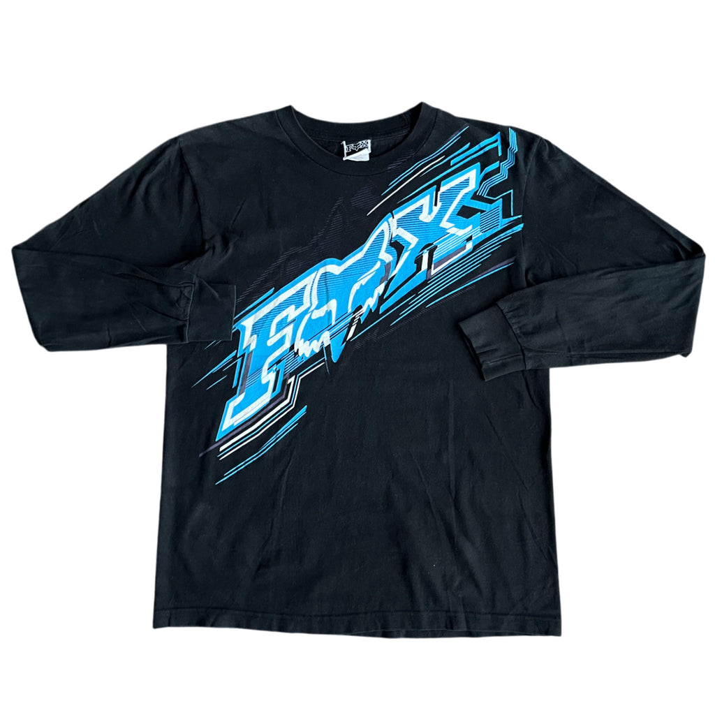 Vintage 00's Fox Y2K Style Long Sleeve T-shirt (M)