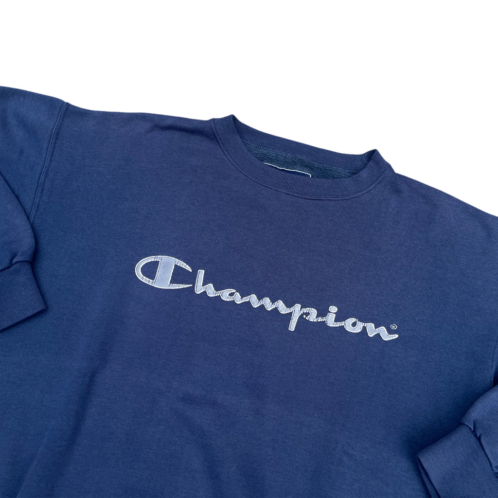 Vintage 90's Champion Boxy Faded Sweatshirt (L)