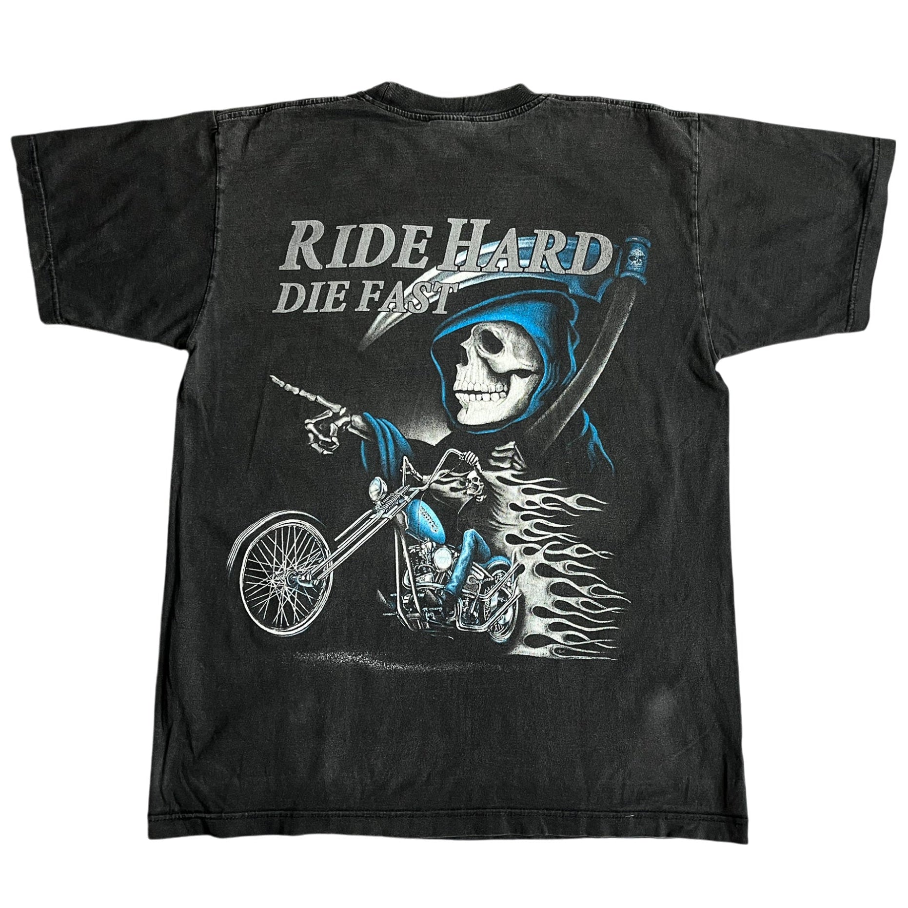 Vintage 90's Ride Hard Die Hard T-shirt (L)