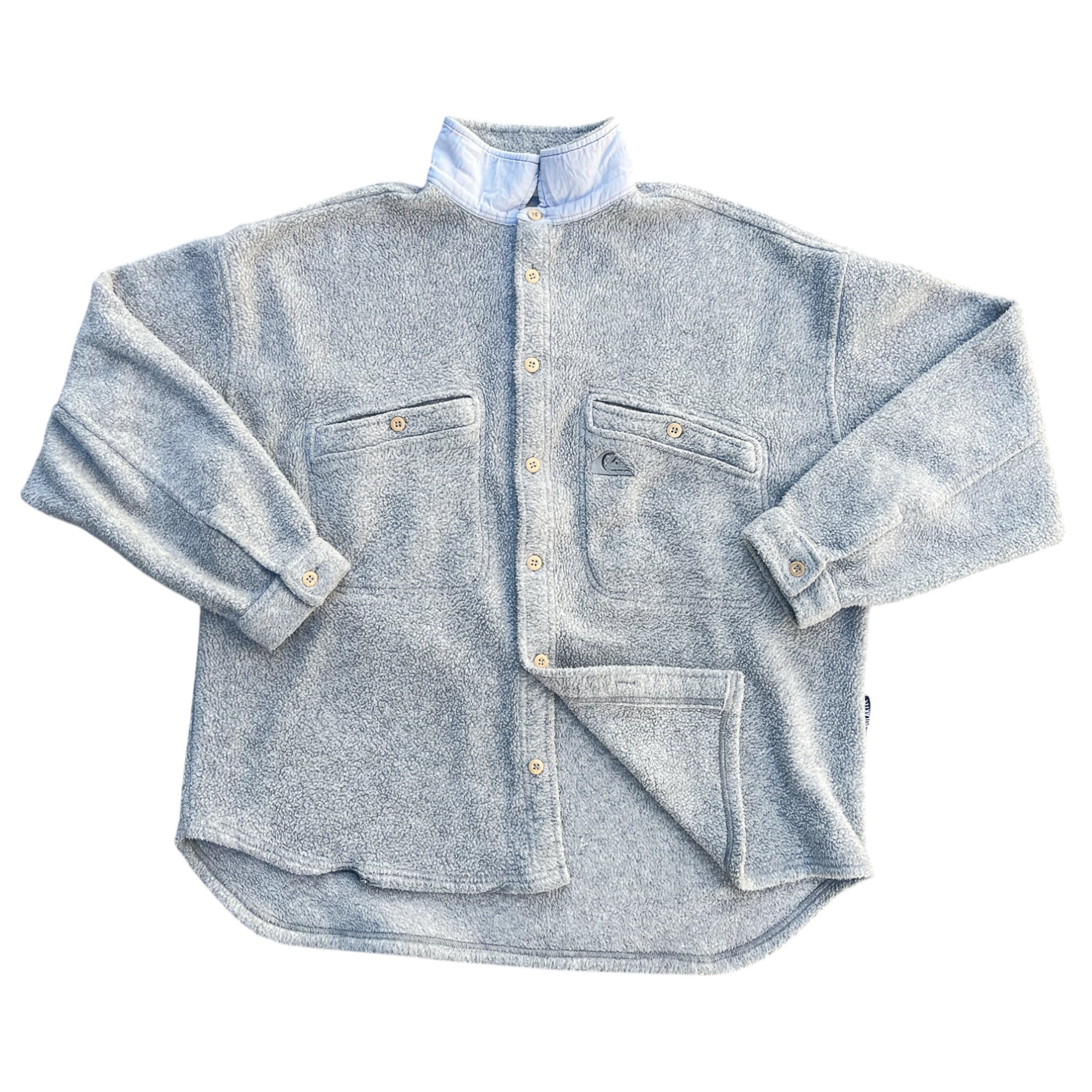 Vintage 90's Quicksilver Flannel Fleece Jacket (L)