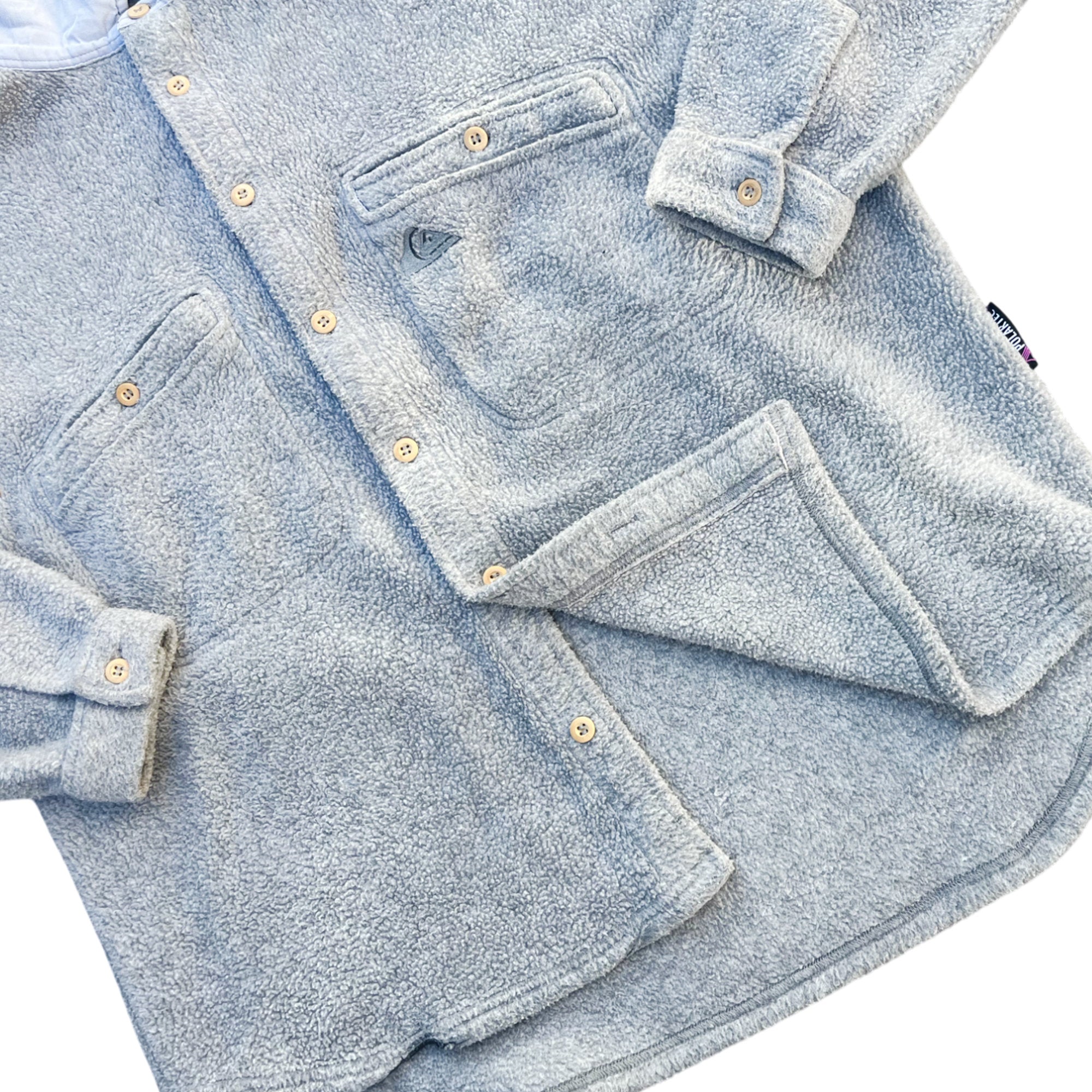 Vintage 90's Quicksilver Flannel Fleece Jacket (L)