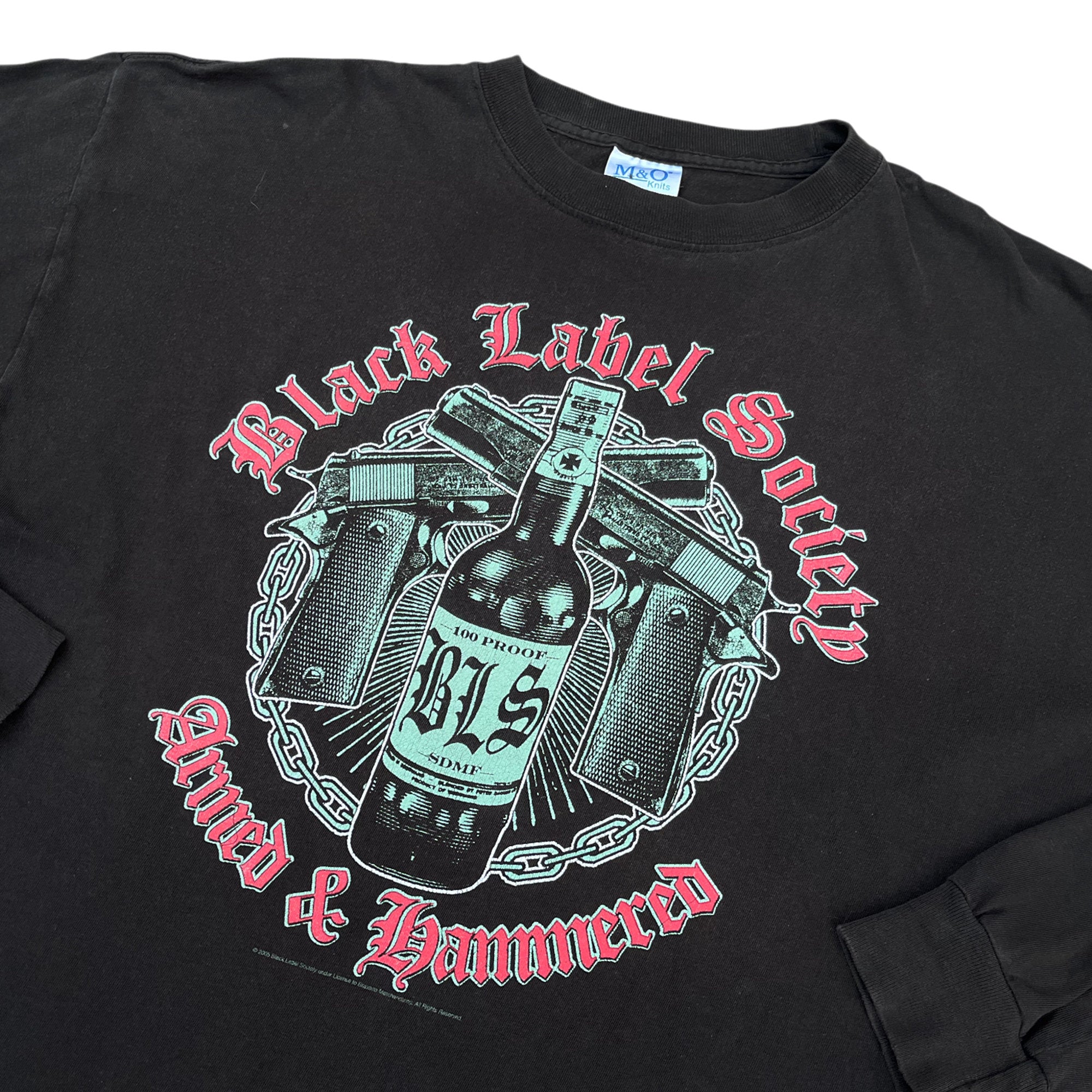 Vintage 05' Black Label Society Band LS T-shirt (XL)