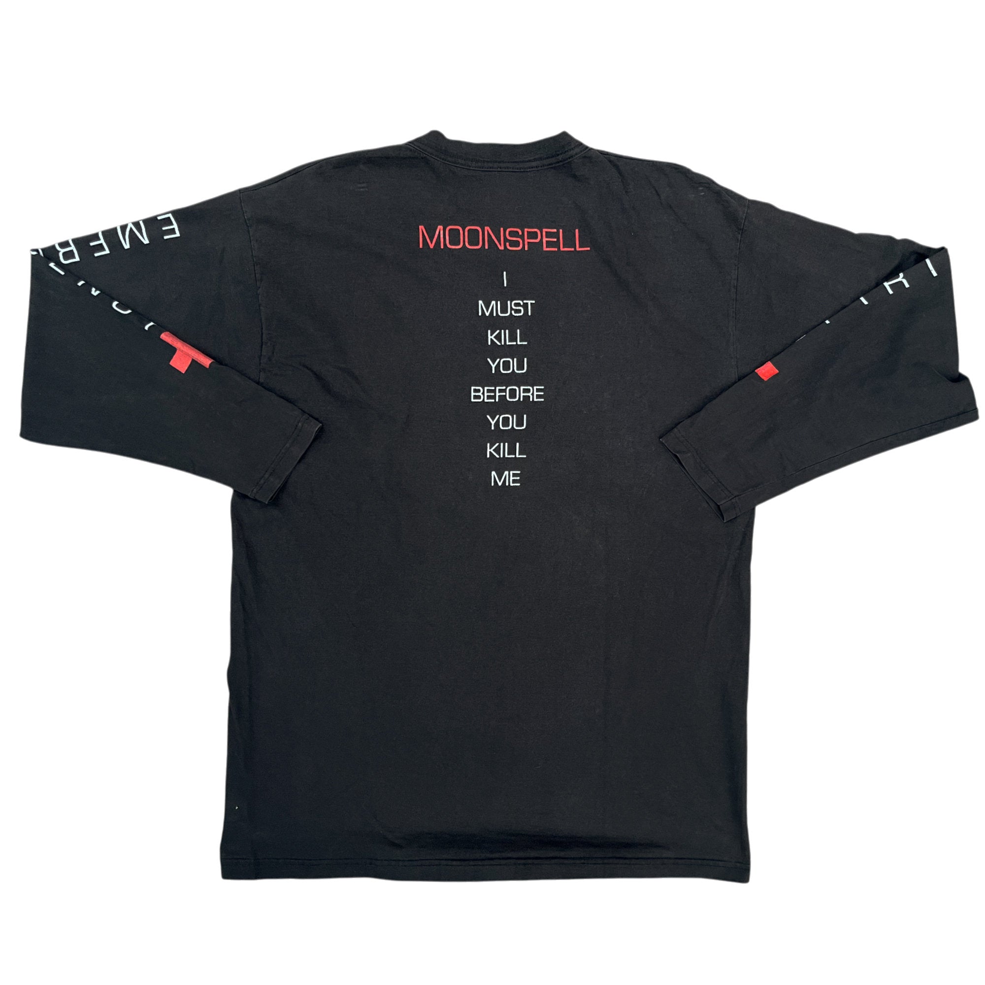 Vintage Moonspell Gothic Metal LS T-shirt (XL)