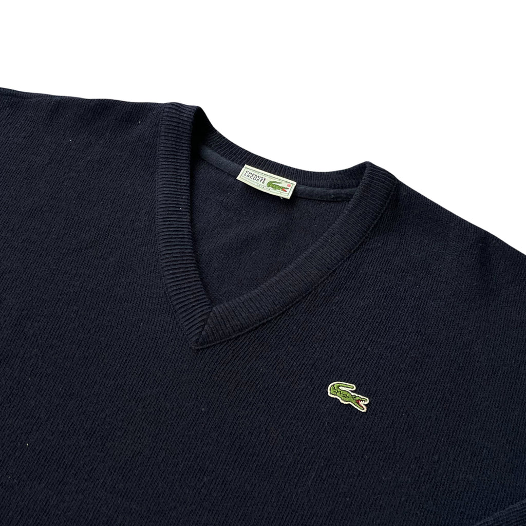 Vintage 90's Lacoste France V-Neck Sweater (XL)