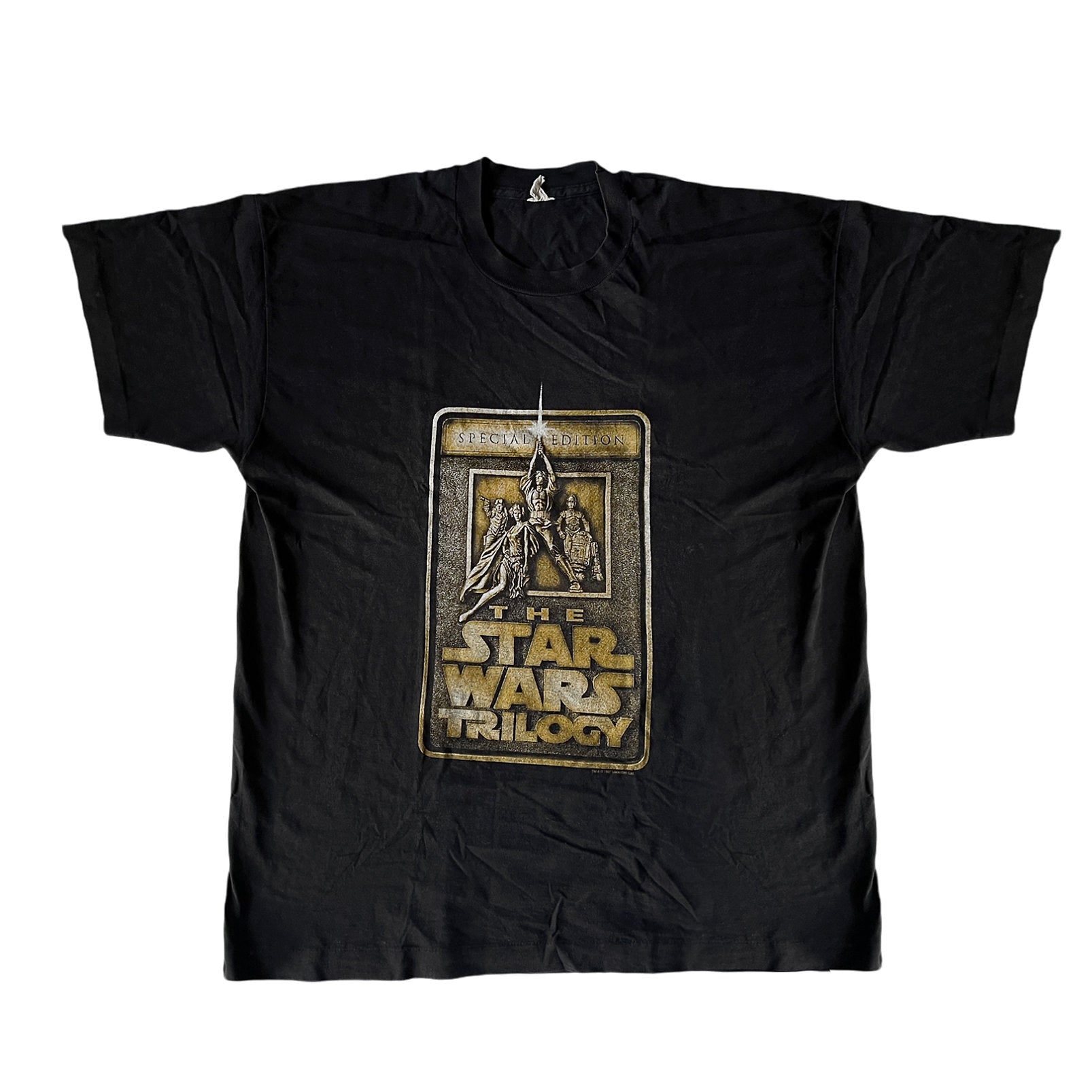 Vintage 1997 Single Stitch Star War Trilogy Movie T-shirt (XL)