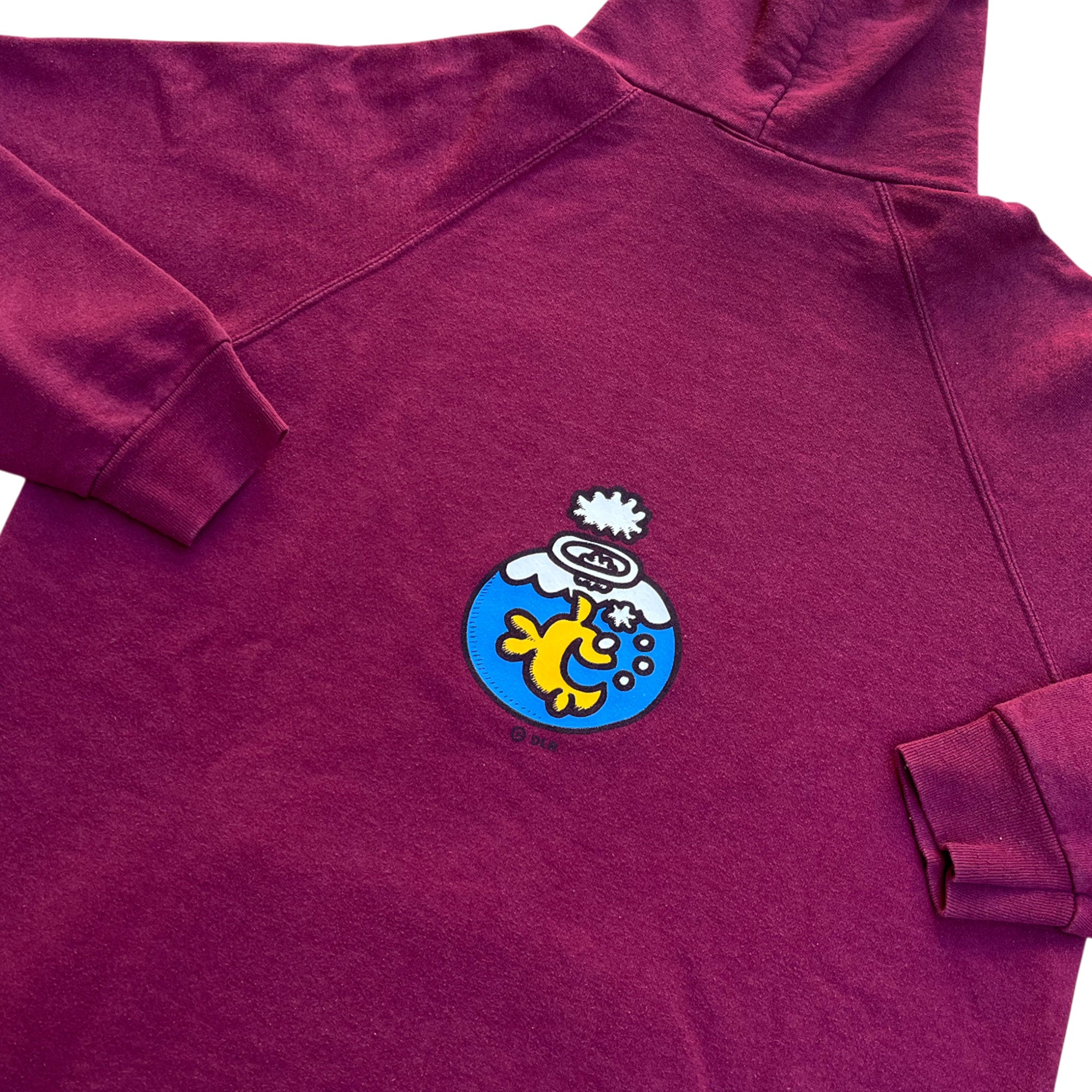 Vintage 1993 Original Map London RAVE Hoodie (L-XL)