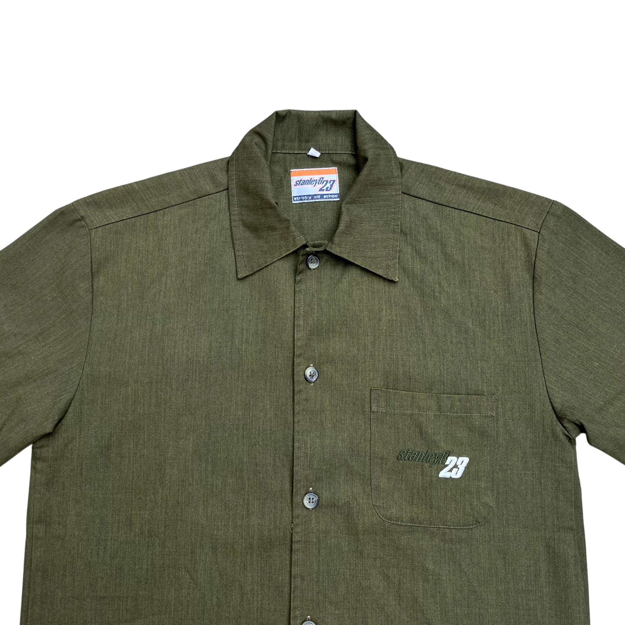 Vintage 90's StanleyB'23 Old School Workwear Shirt (M-L)