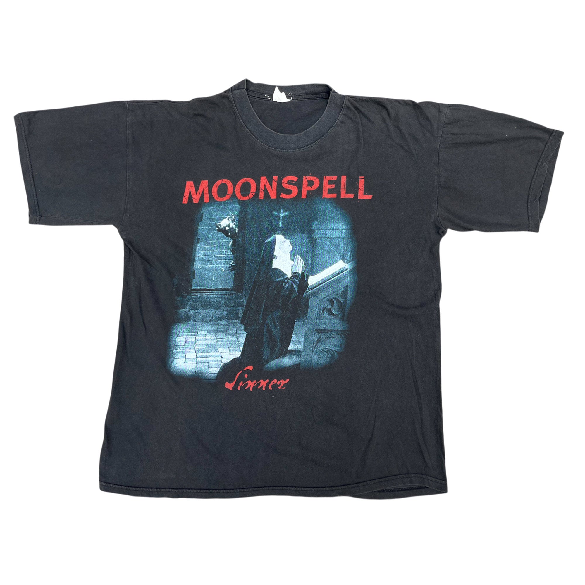 Vintage 1998 Moonspell Sinner Good Deeds Band T-shirt (XL)