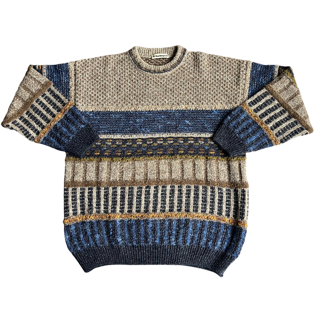 Vintage 90's Wool Winter Sweater (XL)