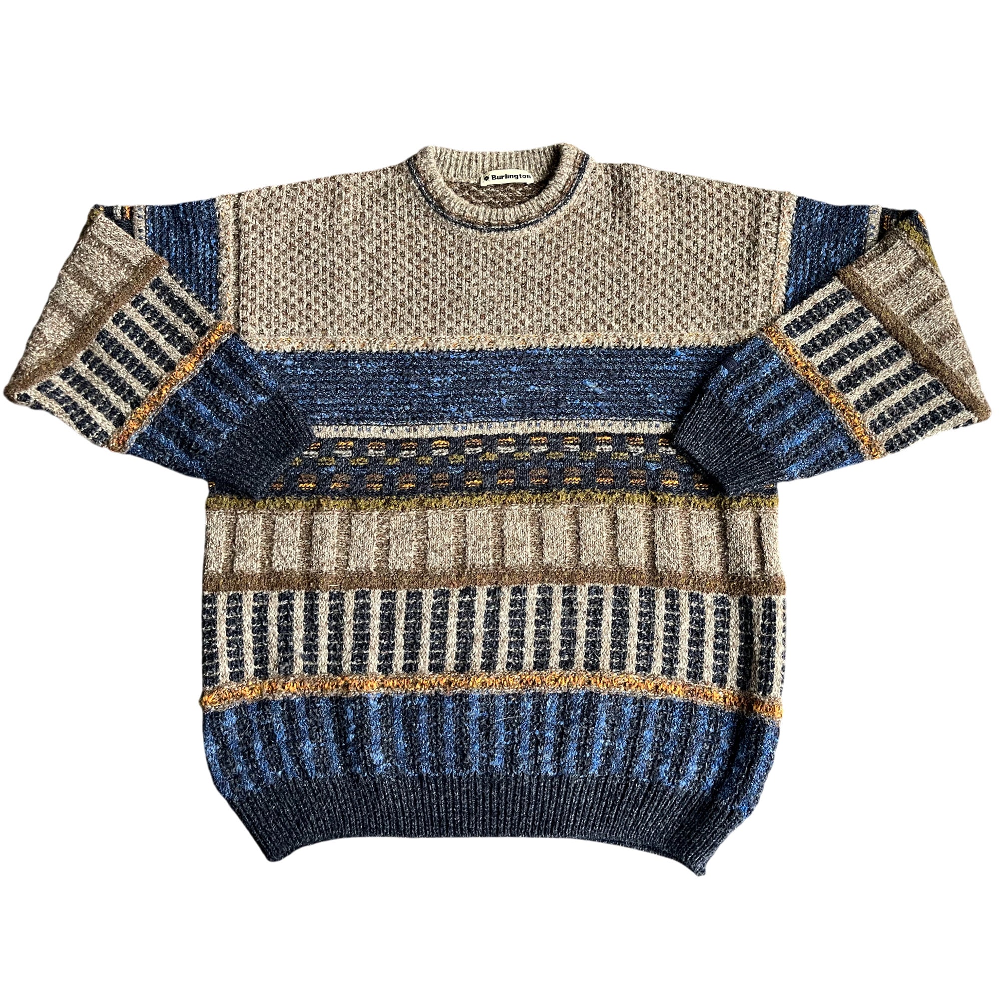 Vintage 90's Wool Winter Sweater (XL)