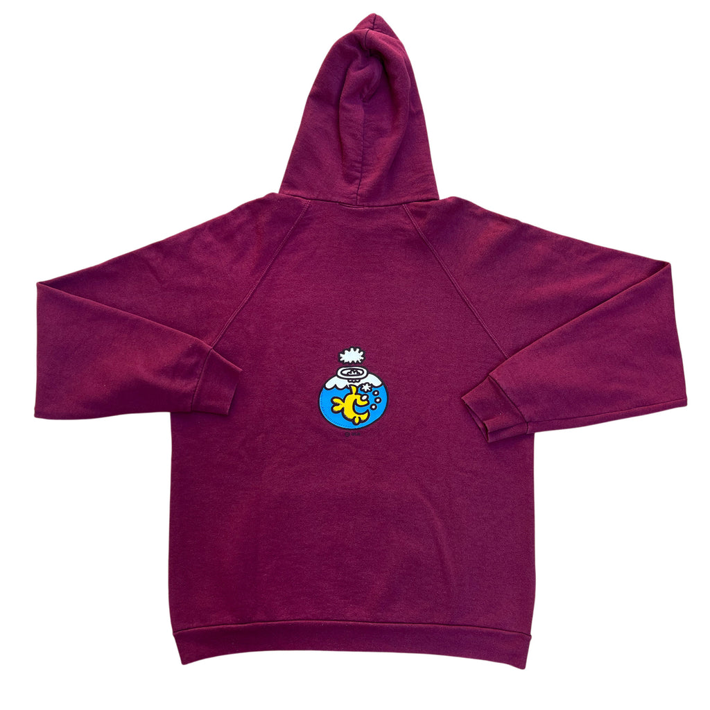 Vintage 1993 Original Map London RAVE Hoodie (L-XL)