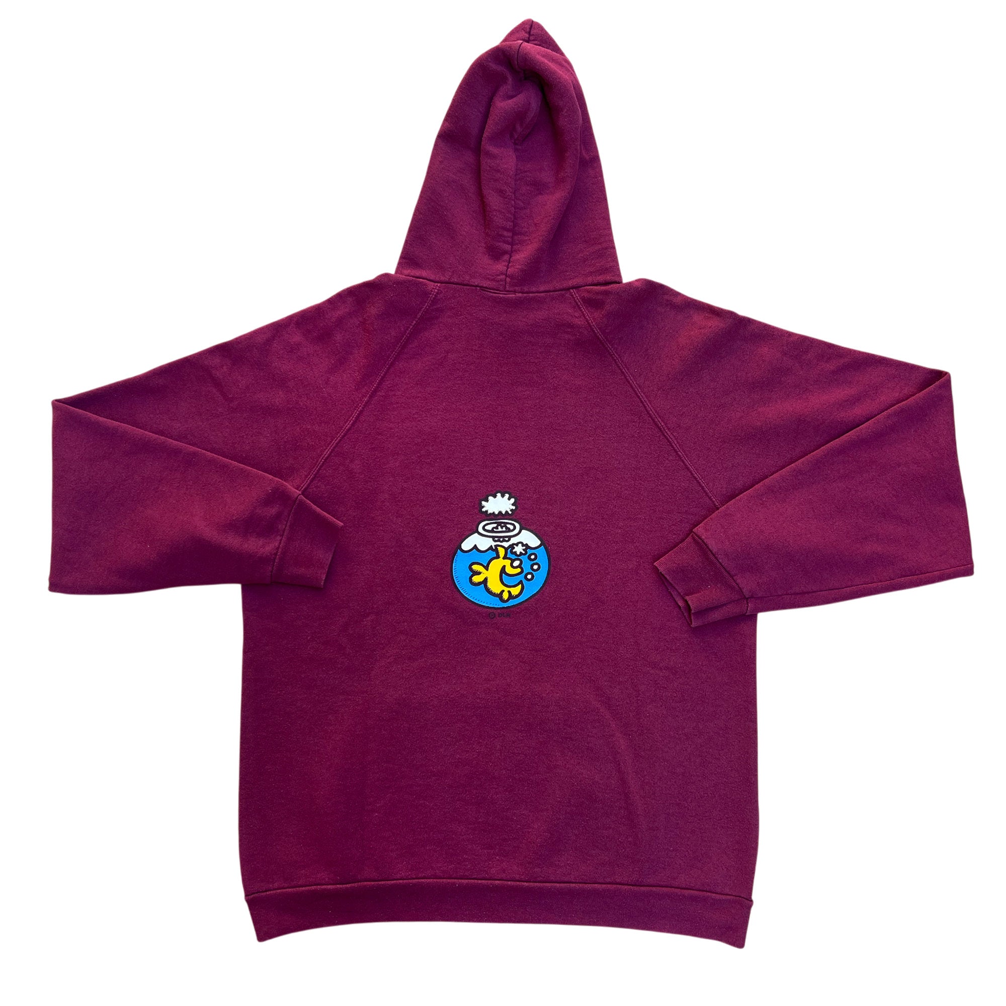 Vintage 1993 Original Map London RAVE Hoodie (L-XL)