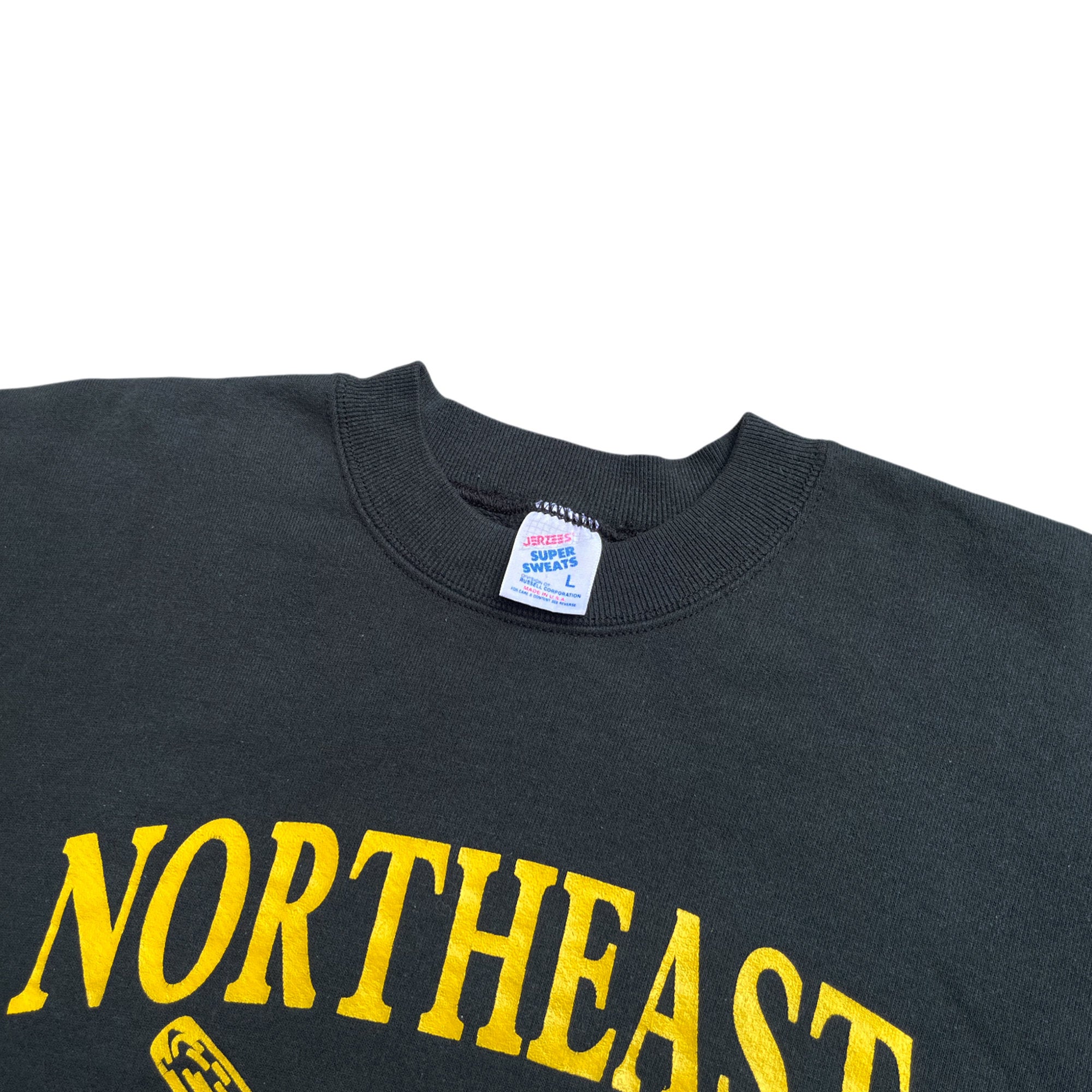 Vintage 90's Jerzees Boxy Softball Sweatshirt (L)