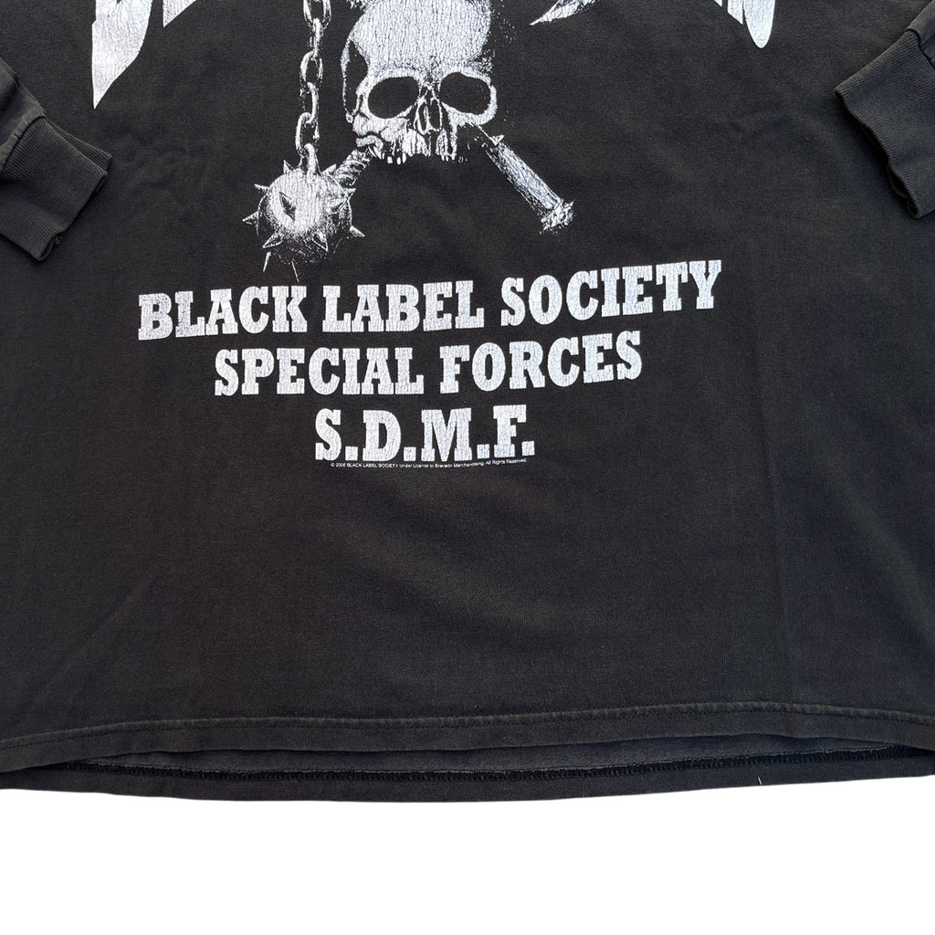 Vintage 05' Berserkers Black Label Society Band LS Shirt (XL)