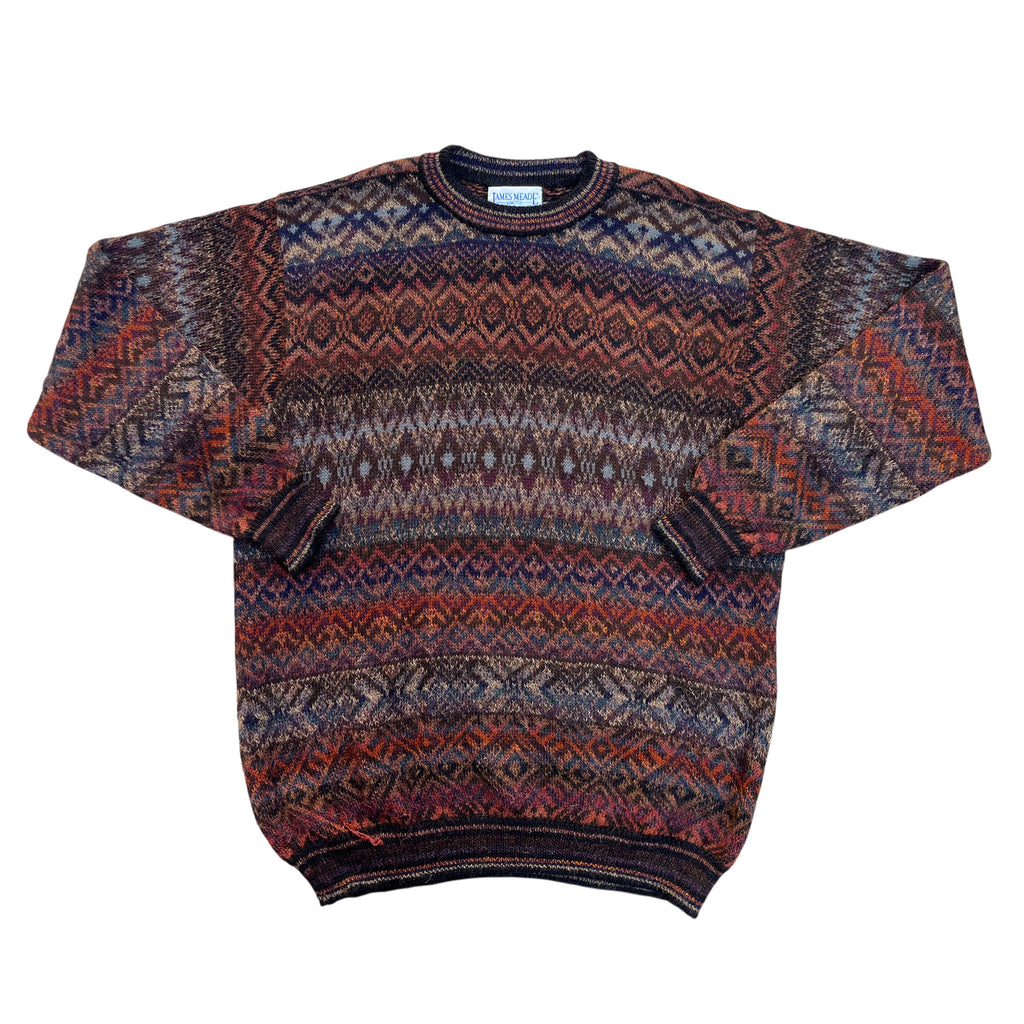 Vintage 90's Wool Generic Hippie Sweater (XL)