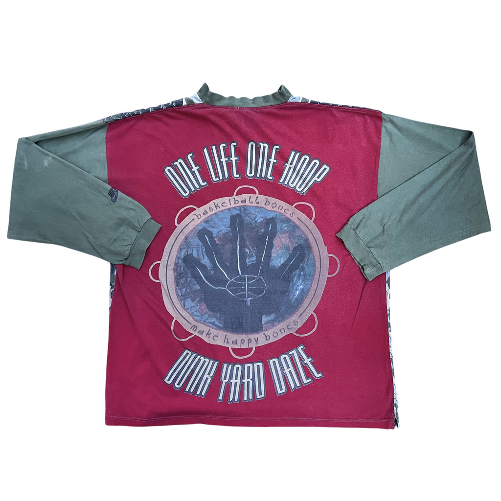 Vintage 90's Nike Dunk Yard Daze LS AOP T-shirt (XXL)