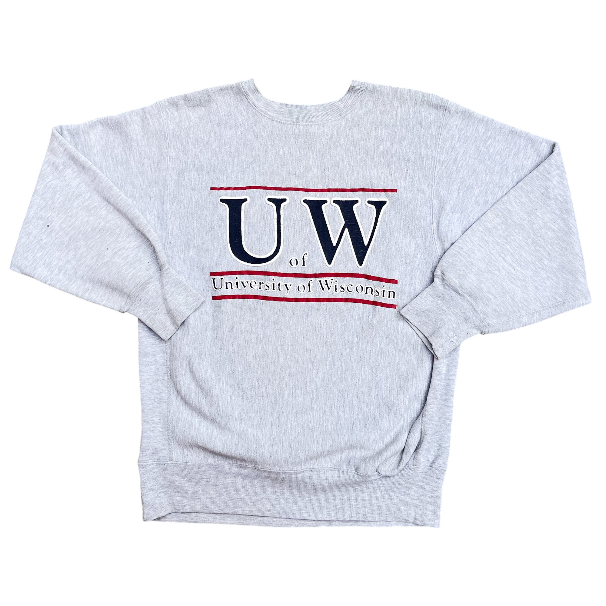 Vintage 90's Reverse Weave Boxy University Sweatshirt (L-XL)