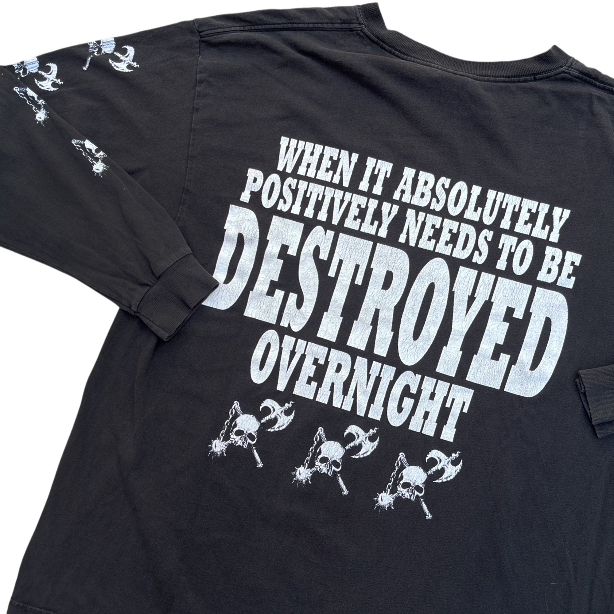 Vintage 05' Berserkers Black Label Society Band LS Shirt (XL)