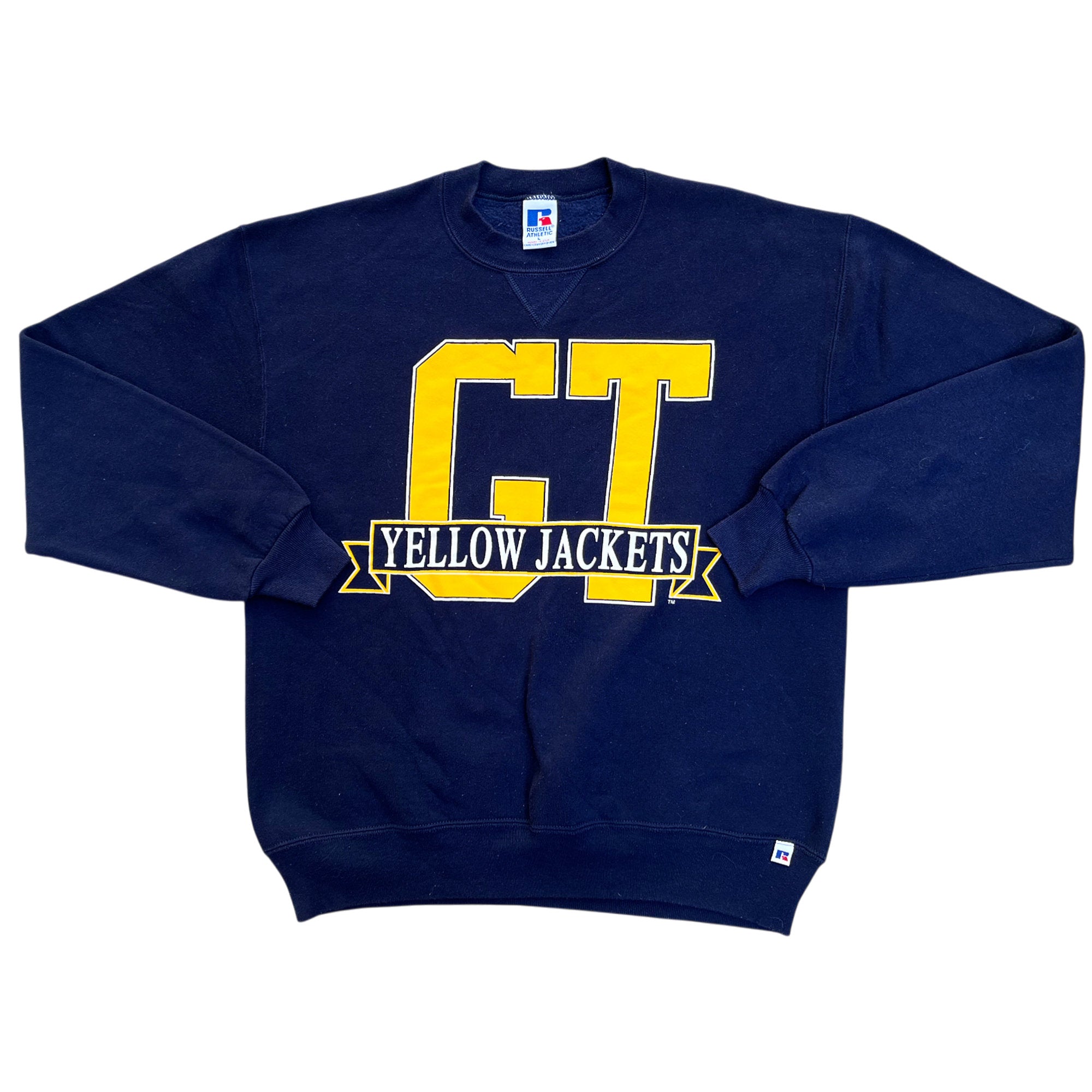 Vintage 90's Russell Sport Yellow Jackets Sweatshirt (L)