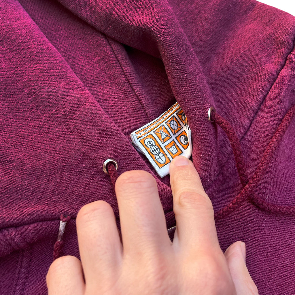 Vintage 1993 Original Map London RAVE Hoodie (L-XL)