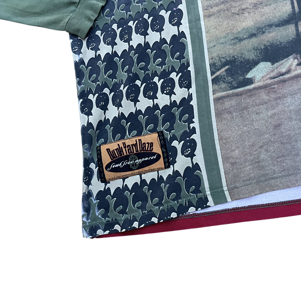 Vintage 90's Nike Dunk Yard Daze LS AOP T-shirt (XXL)