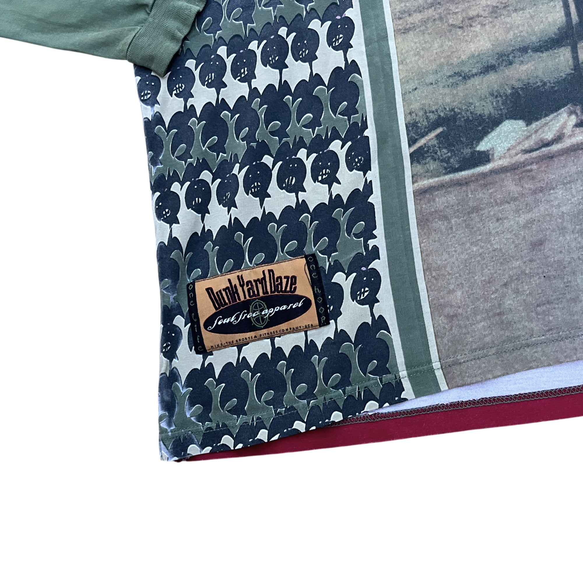 Vintage 90's Nike Dunk Yard Daze LS AOP T-shirt (XXL)