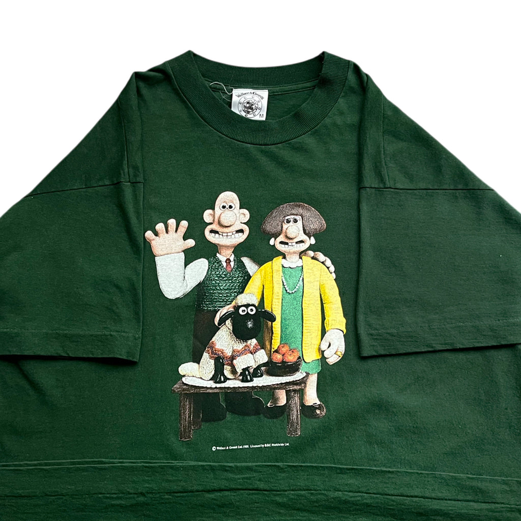 Vintage 90's Wallace and Gromit Cartoon Movie T-shirt (M)