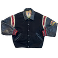Vintage 90's Avirex Leather Varsity Alaska USA Jacket (L)