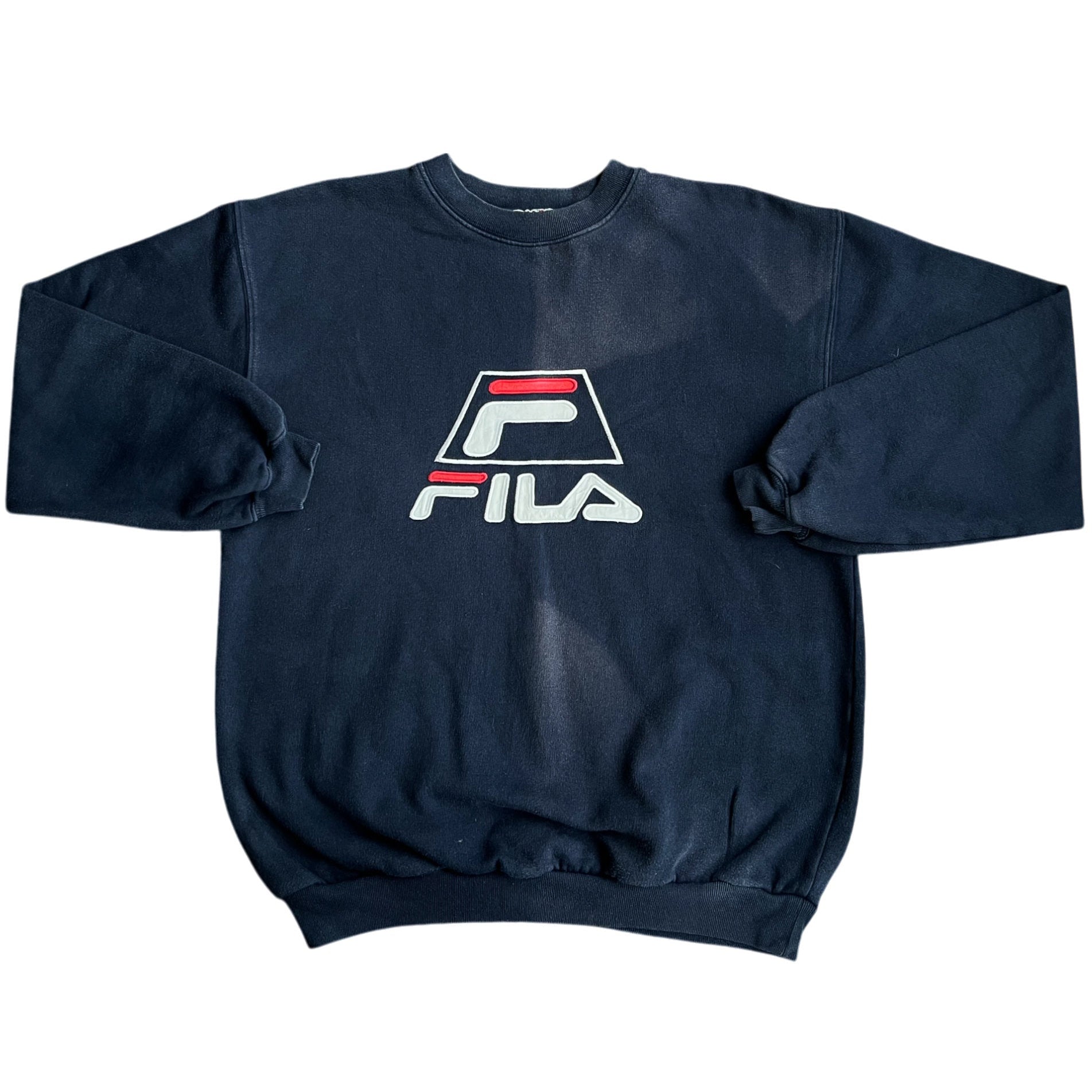 Vintage 90's FILA Boxy Faded Crewneck (M)