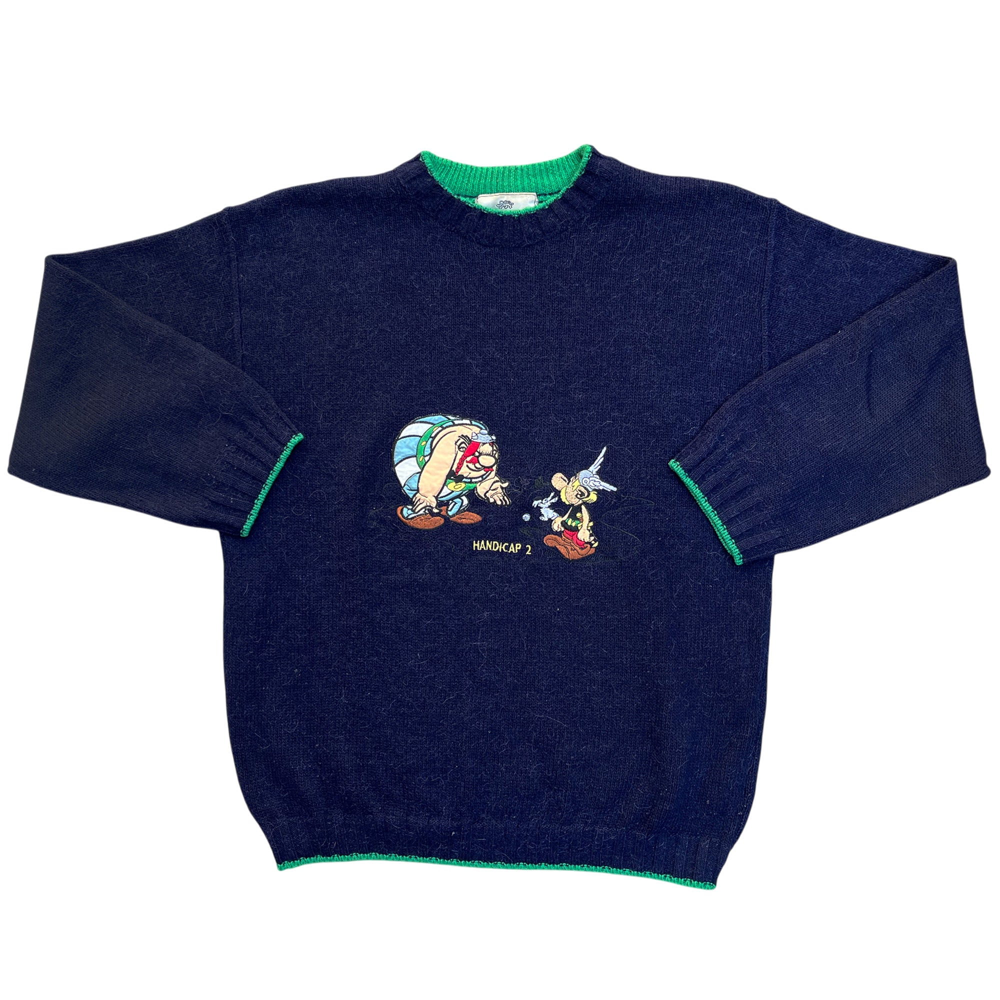 Vintage 90's Asterix and Obelix Wool Sweater (L)