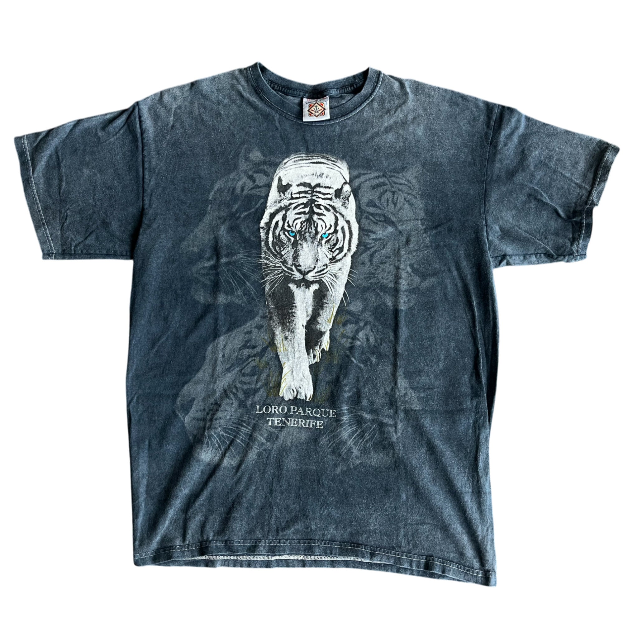 Vintage 90's Tiger AOP Graphic T-shirt (XL)