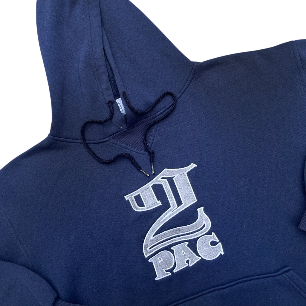 Vintage 90's 2PAC Hip Hop Embroidery Hoodie (M)