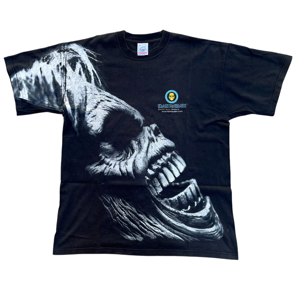 Vintage 2000 Iron Maiden AOP Brave New World Tour Band T-shirt (XL)