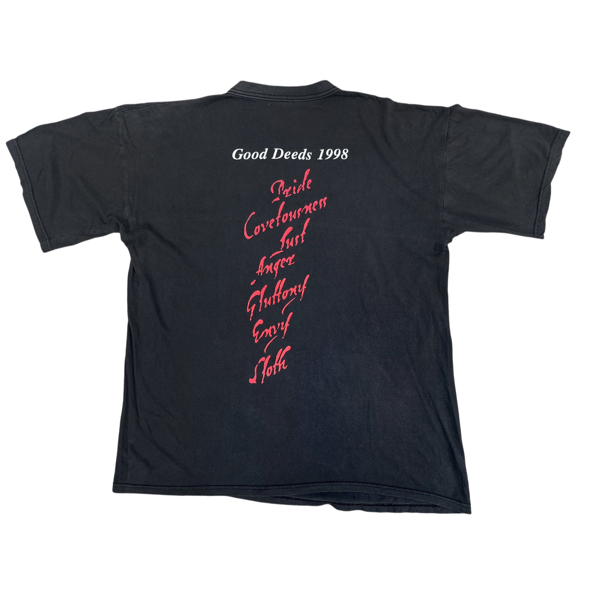 Vintage 1998 Moonspell Sinner Good Deeds Band T-shirt (XL)