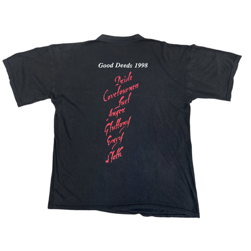 Vintage 1998 Moonspell Sinner Good Deeds Band T-shirt (XL)