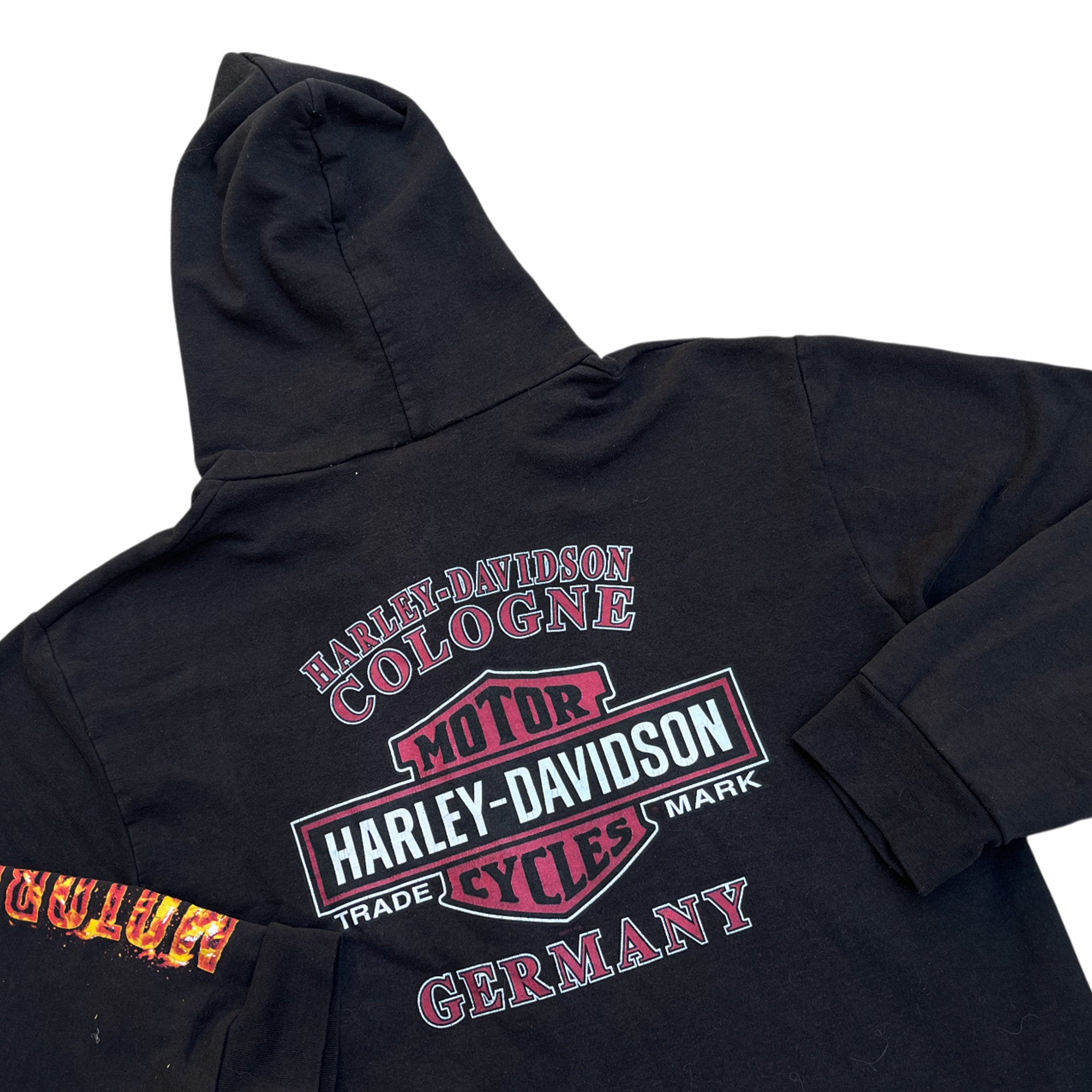 Harley Davidson Germany Flame Zip Up Hoodie (M-L)