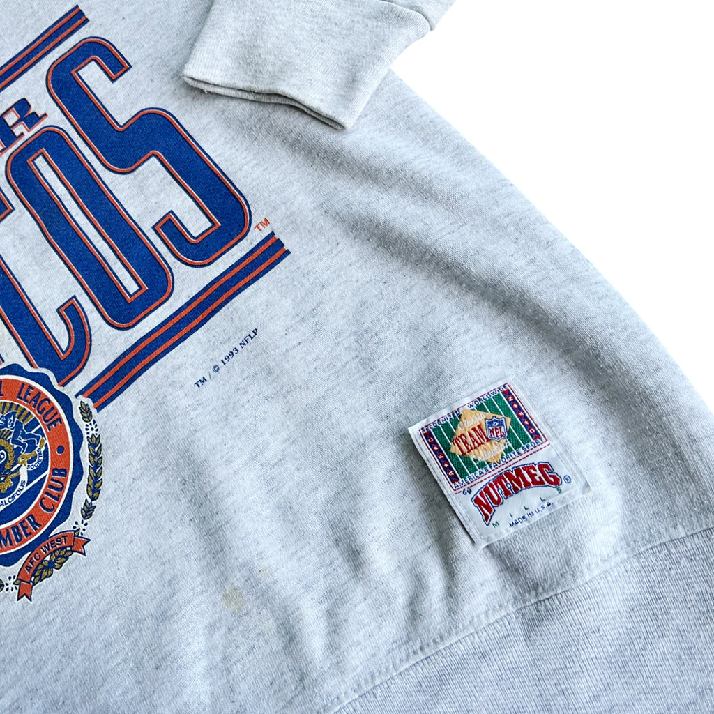 Vintage 1993 Nutmeg Boxy Broncos Crewneck (L)