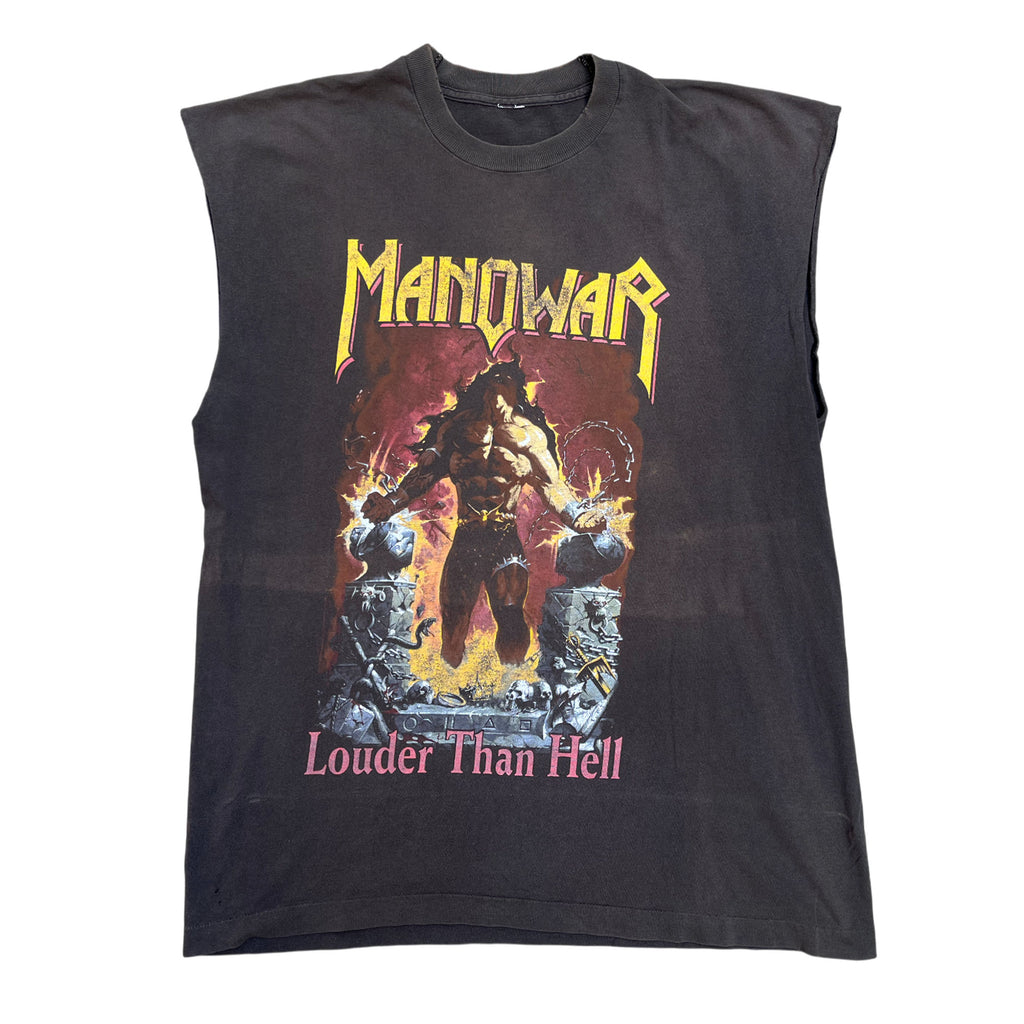 Vintage 1997 Manowar Louder Than Hell Tour Sleeveless T-shirt (XL)