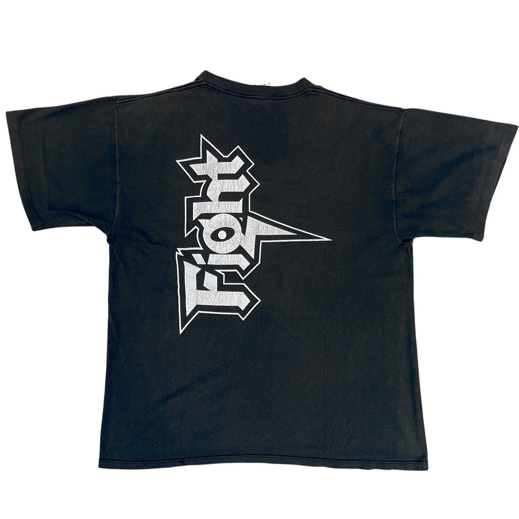 Vintage 1993 Fight WORLD TOUR Nailed To The Road T-shirt (XL)
