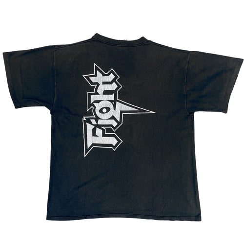 Vintage 1993 Fight WORLD TOUR Nailed To The Road T-shirt (XL)