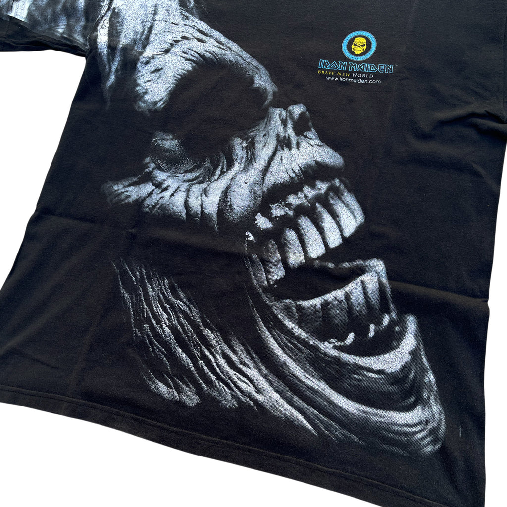 Vintage 2000 Iron Maiden AOP Brave New World Tour Band T-shirt (XL)