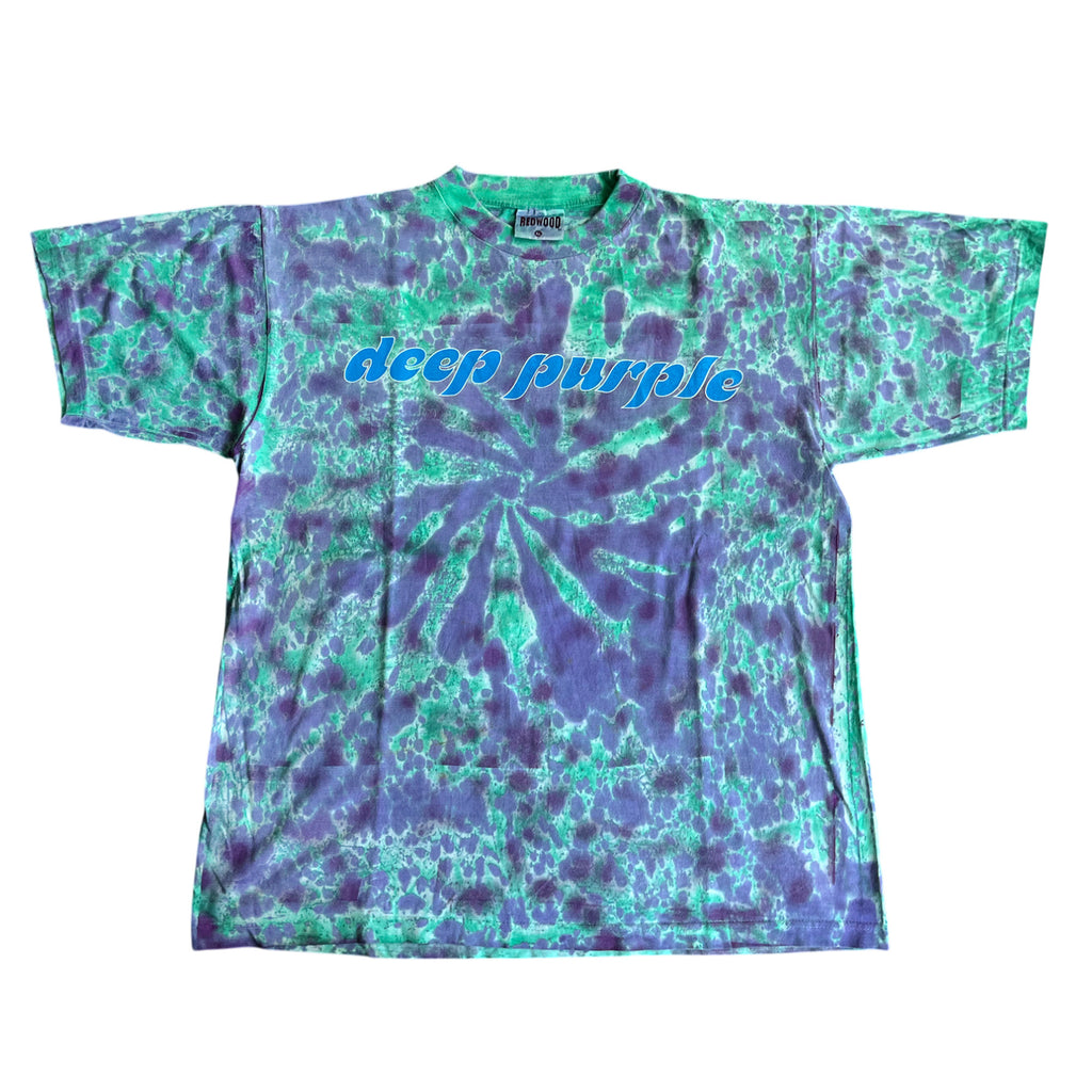 Vintage 1998 Deep Purple Abandon Tour Tie Dye T-shirt (XL)