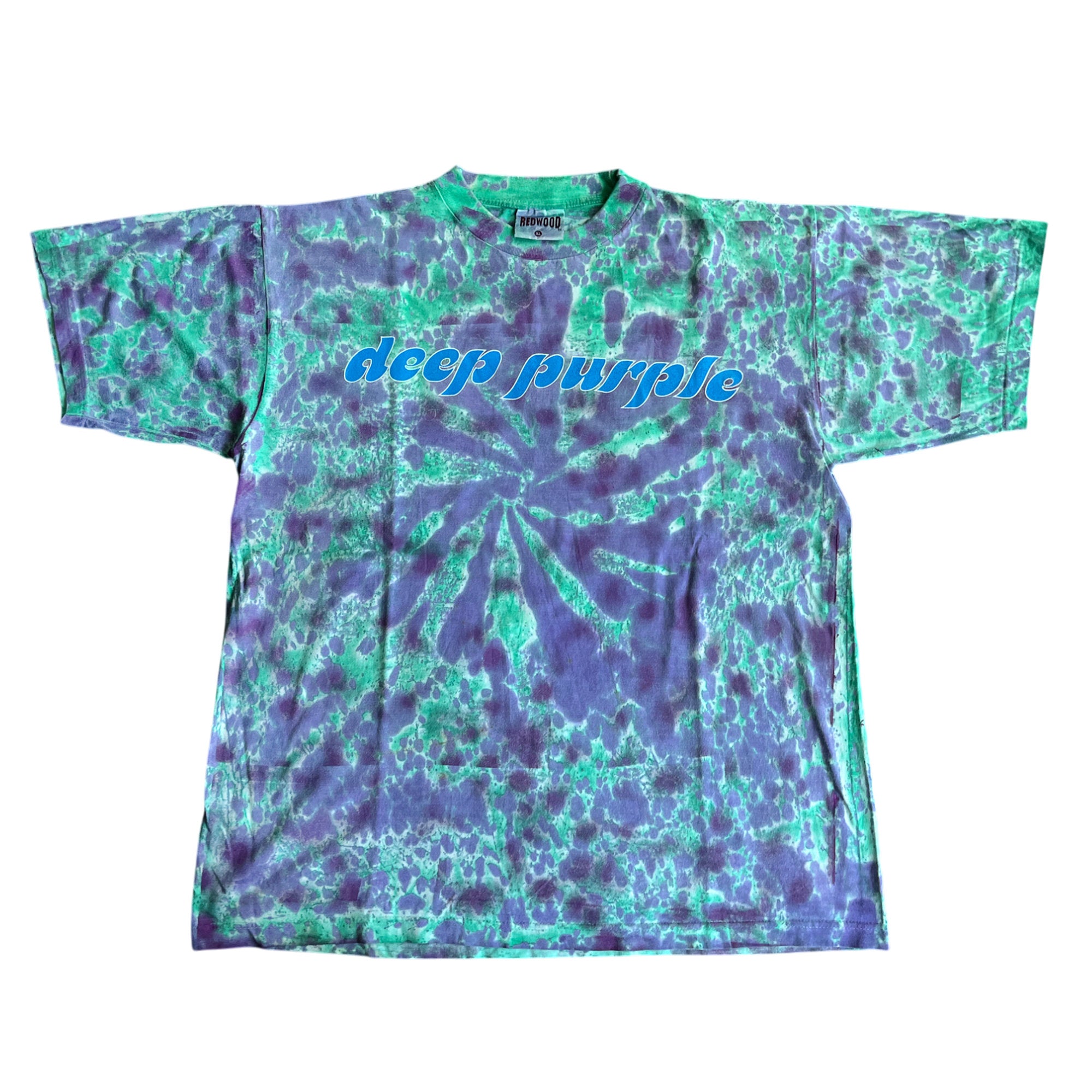 Vintage 1998 Deep Purple Abandon Tour Tie Dye T-shirt (XL)
