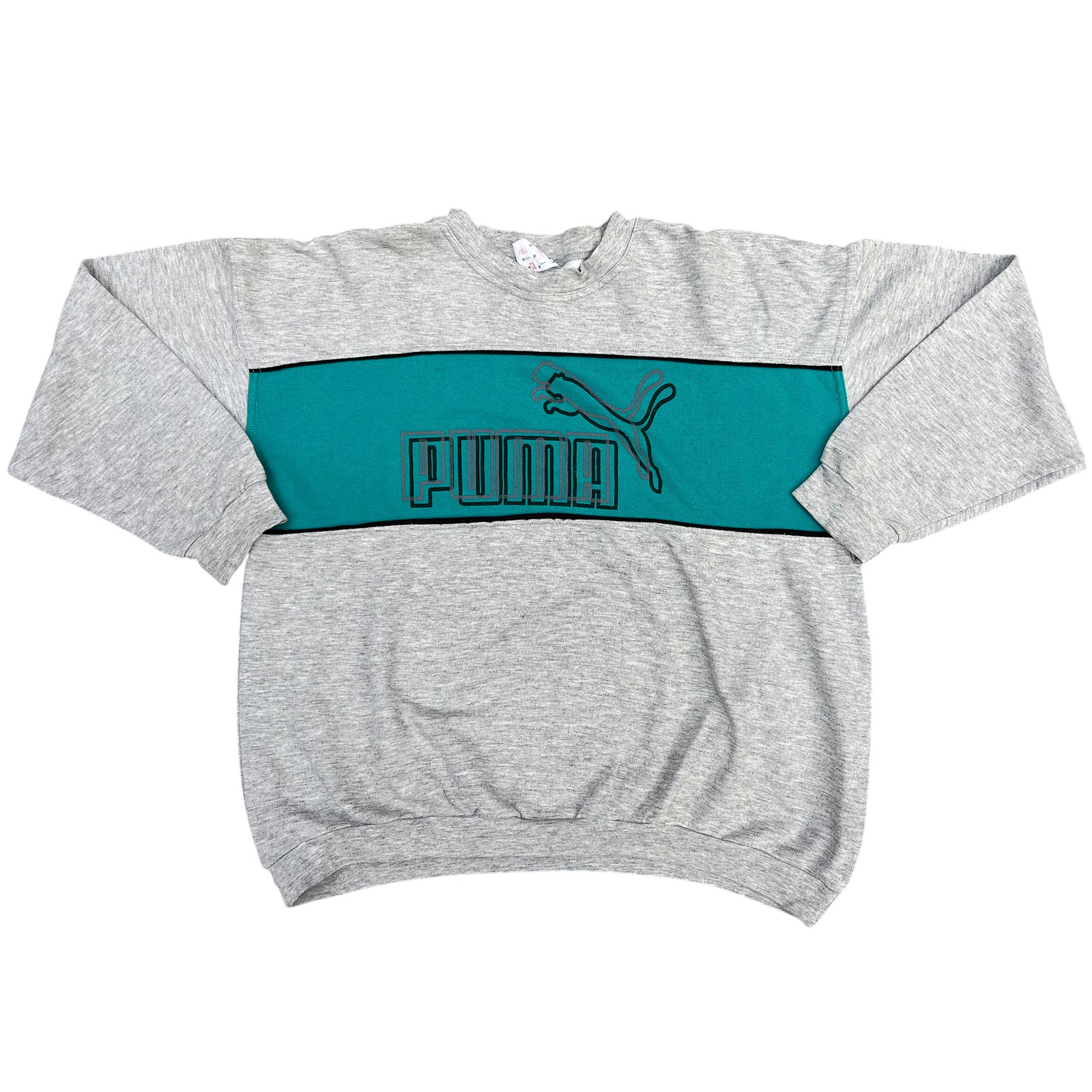 Vintage 90's Puma Embroidery Central Logo Sweatshirt (XL)