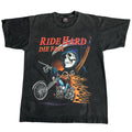 Vintage 90's Ride Hard Die Hard T-shirt (L)