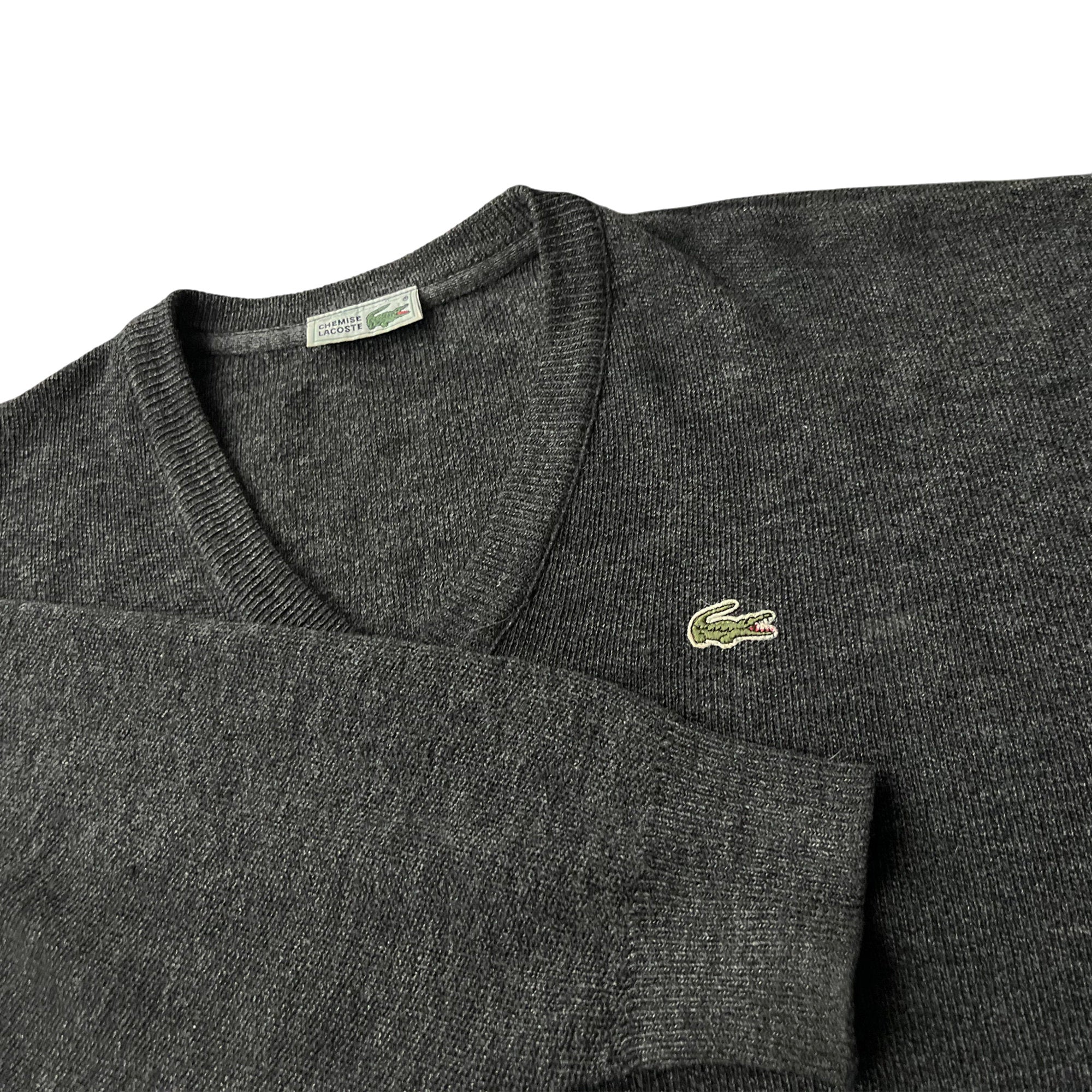 Vintage Lacoste France V-Neck Sweater (XL)