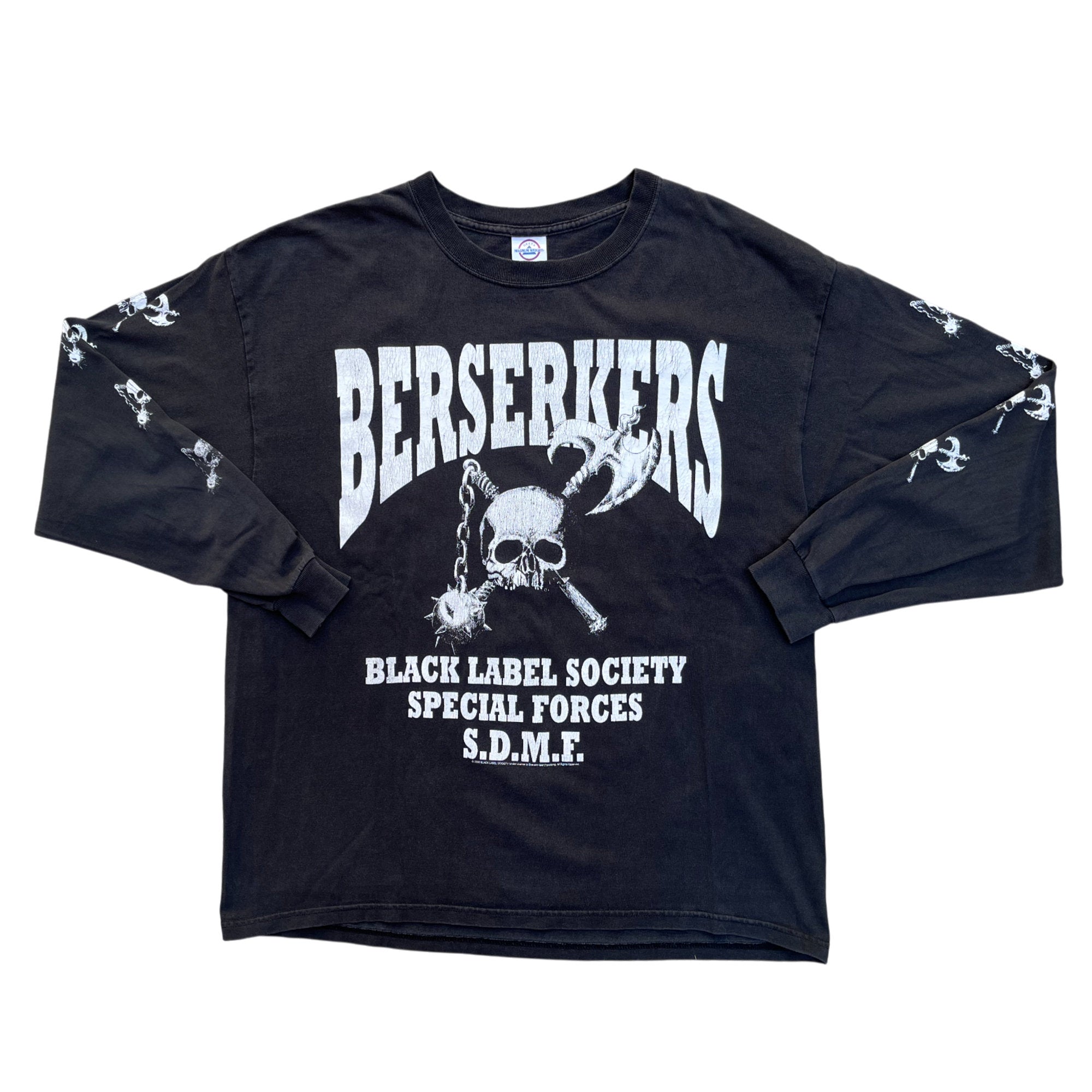 Vintage 05' Berserkers Black Label Society Band LS Shirt (XL)