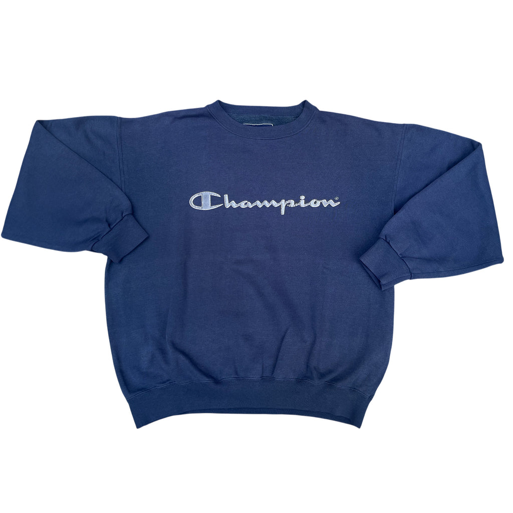 Vintage 90's Champion Boxy Faded Sweatshirt (L)