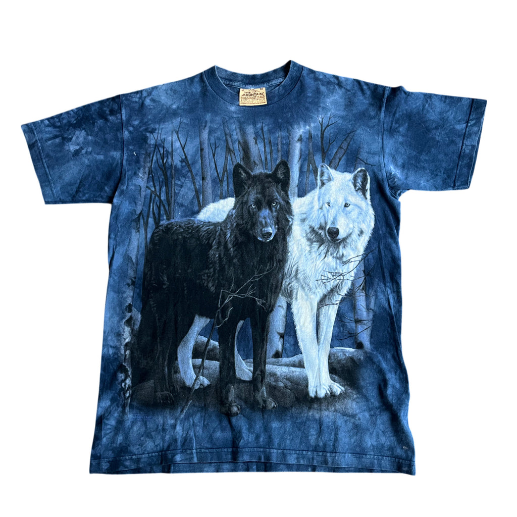 Vintage 90's The Mountain Wolves AOP T-shirt (M)
